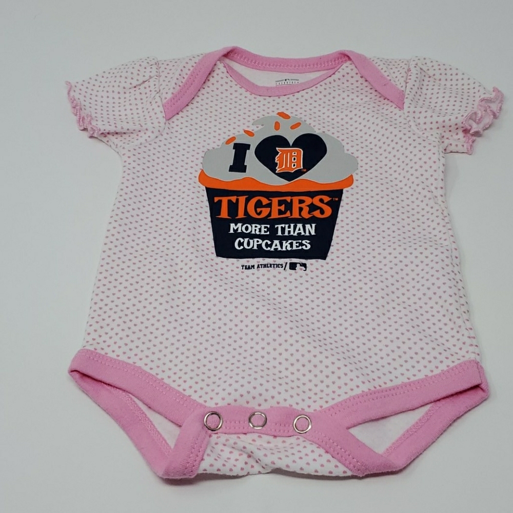 Detroit Tigers girl onesie